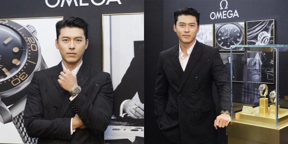 Hyun Bin "gây choáng" với ngoại hình ngày càng nam tính, lịch lãm tại sự kiện pop-up của OMEGA