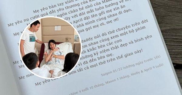 Tăng Thanh Hà lần đầu hé lộ những trang nhật ký chất chứa nổi lòng của mẹ ba con làm dâu nhà giàu