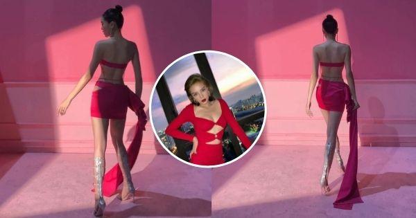 Lưng ong vai cánh bướm tuyệt phẩm của HH Kỳ Duyên, Lisa BlackPink cũng chỉ đẹp đến thế này thôi