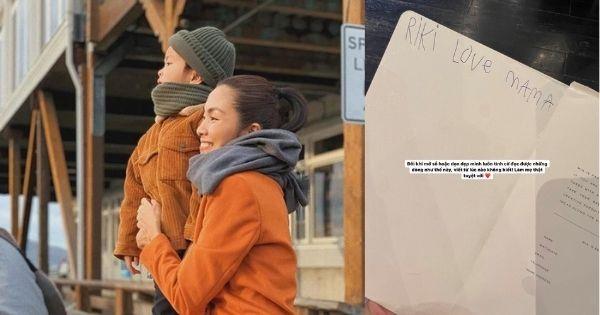 Hà Tăng được quý tử đầu lòng nhắn nhủ điều gì mà phải thốt lên: "Làm mẹ thật tuyệt vời"