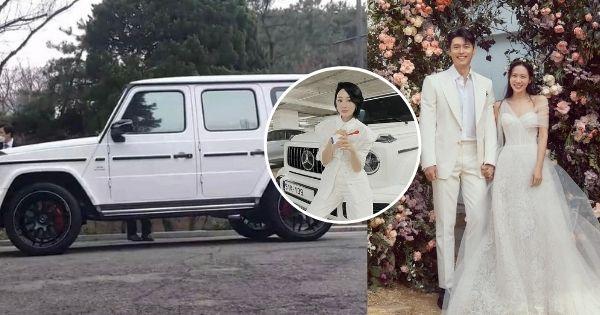 Siêu xe "G63 Hiền Hồ" đổ bộ tại đám cưới của Son Ye Jin và Hyun Bin