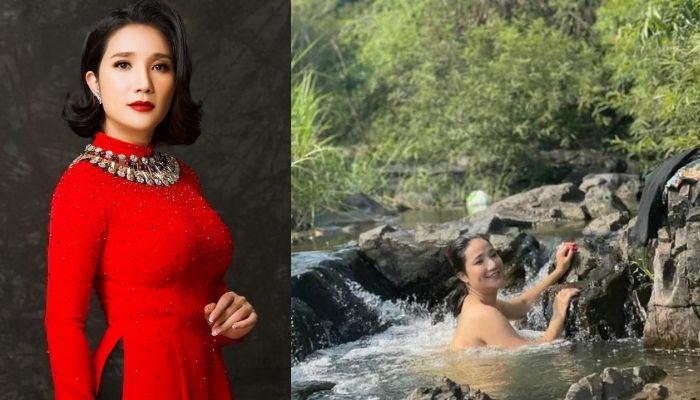 Cát Tường tiếp tục xả ảnh kèm link "tắm tiên" đủ tư thế, thổ lộ cần tìm chồng ở tuổi U50