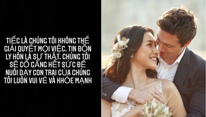 Chồng Tây xác nhận ly hôn Hoàng Oanh ngay sau khi nữ Mc "nói lời cay đắng"