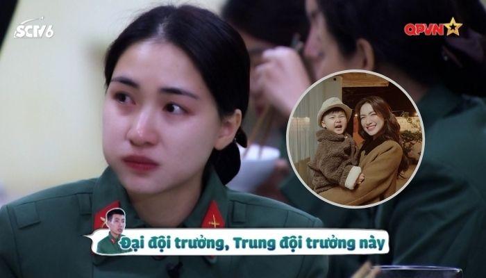 Hòa Minzy lần đầu khóc thừa nhận vừa làm mẹ vừa làm cha của con trai