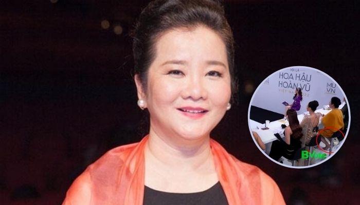 "Cô Xuân Trang" bị netizen đòi "trừ full điểm thanh lịch" khi có hành động kém đẹp dưới gầm bàn