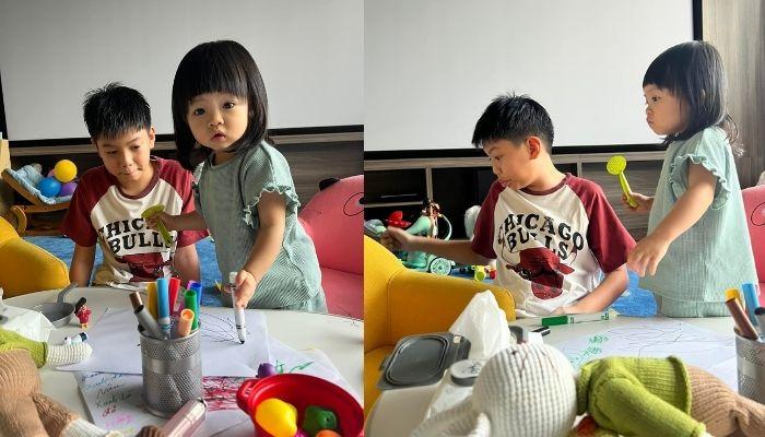 Subeo đích thân dạy em gái học vẽ, Suchin làm một điều khiến người thừa kế nhà Cường Đô La "bất lực"