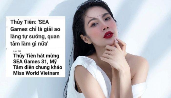 Dân tình khui lại phát ngôn của Thủy Tiên về SEA Games: Chỉ là "hội làng tự sướng với nhau cho vui"