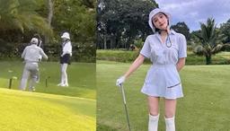 Rộ tin Hiền Hồ vô tư đi chơi golf sau 1 tháng vướng ồn ào cặp kè chồng người khác