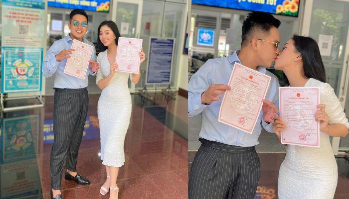 MC Liêu Hà Trinh đăng kí kết hôn với chồng Việt kiều sau 2 năm yêu xa