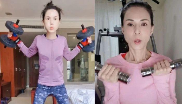 "Tiểu Long Nữ" U60 Lý Nhược Đồng "mỏng như giấy" vì tập gym