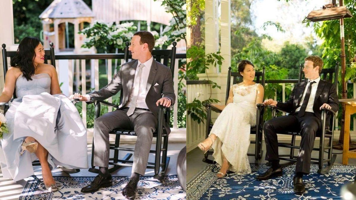Mark Zuckerberg tái hiện ảnh cưới cũ nhân 10 năm ngày cưới