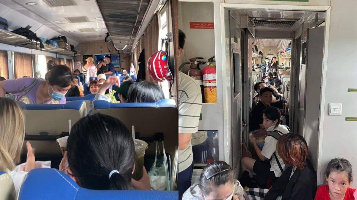 MXH dậy sóng với cảnh khách ngồi xổm chen chúc trên chuyến tàu Food tour Hải Phòng