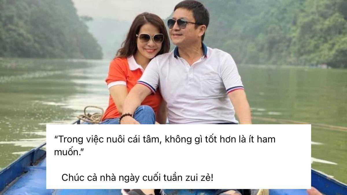 NSƯT Chí Trung tình tứ bên bạn gái kém 17 tuổi, tiết lộ bí kíp "ít ham muốn" để "nuôi cái tâm"