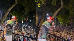 Tuấn Hưng mở show ngay tại ban công nhà mình, hát miễn phí cho người hâm mộ