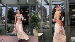 Chi Pu xuống phố với trang phục khiến người qua đường ái ngại