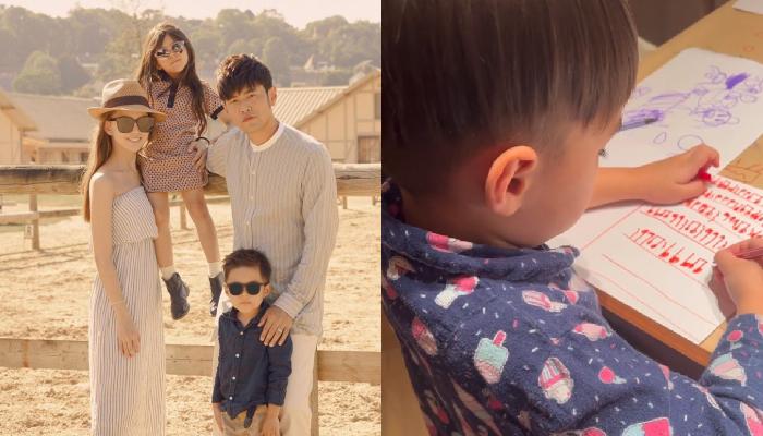 Con trai của Châu Kiệt Luân mới 4 tuổi đã sáng tác nhạc