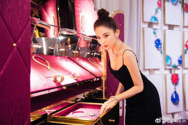 Chỉ mặc màu đen, nghệ sĩ Hoa Ngữ "thiêu đốt" thảm hồng