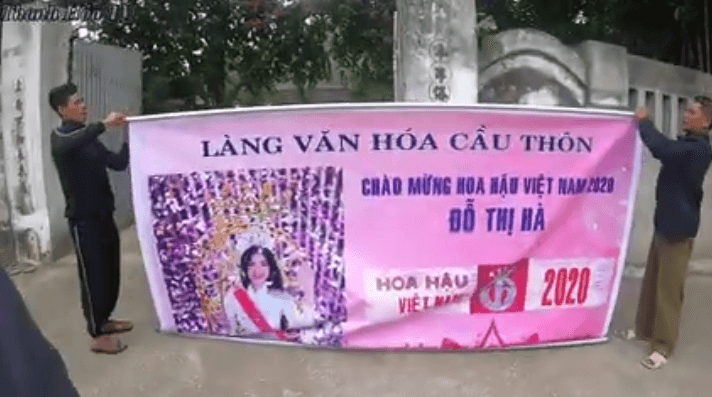 Hoa hậu Việt Nam 2020 Đỗ Thị Hà về làng, bà con nghỉ làm chuẩn bị từ sớm