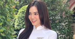 Ninh Dương Lan Ngọc khoe nhan sắc "em chưa 18" trong tà áo dài duyên dáng