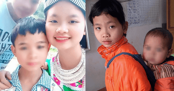 Sau 10 năm, bé gái cõng em đi học vì mẹ mất sớm nhận được học bổng du học toàn phần