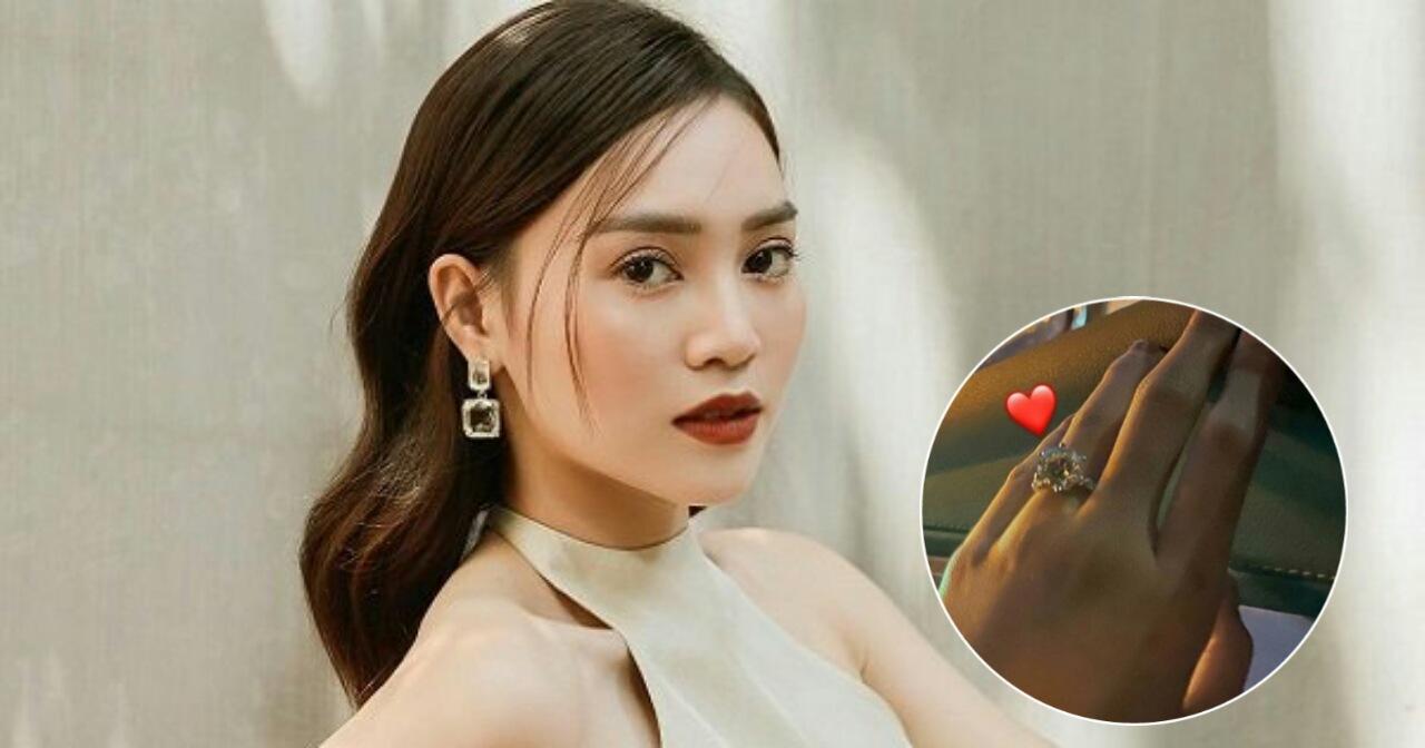 Ninh Dương Lan Ngọc bất ngờ khoe được cầu hôn với nhẫn kim cương "khủng"