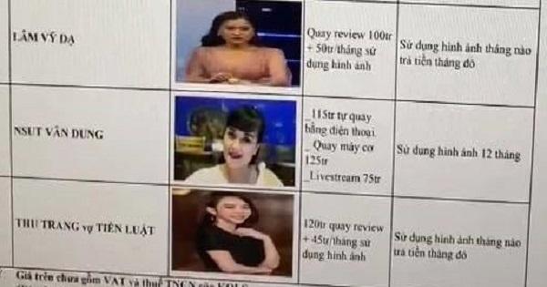 Lộ bảng phí quảng cáo của sao Việt, bất ngờ với nhân vật đứng đầu