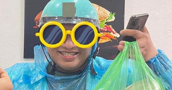 Khách bom hàng gửi lời nhắn dễ thương gửi đến shipper ngày mưa gió