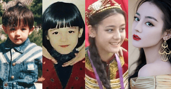 Địch Lệ Nhiệt Ba tung bộ ảnh từ nhỏ đến lớn, fan khen đẹp từ bào thai