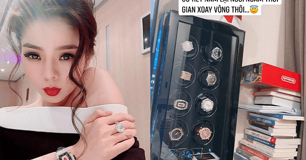Chán khoe bồ lẫn khoe dáng, Lệ Quyên khoe của là BST đồng hồ tiền tỷ