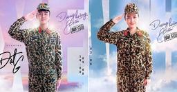 Dương Hoàng Yến tung poster MV kết hợp cùng Đạt G theo concept "Sao nhập ngũ'"