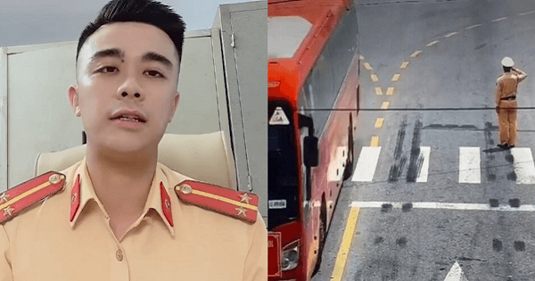 Đã tìm ra danh tính chiến sĩ CSGT đứng nghiêm giơ tay chào đoàn xe chở y bác sĩ Quảng Ninh chi viện cho Bắc Giang chống dịch