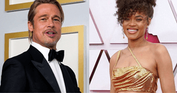 Vừa giành được quyền nuôi con, Brad Pitt tán tỉnh nữ ca sĩ kém 21 tuổi ngay hậu trường Oscar