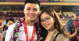 Phản ứng của Nhật Lê khi được ví là thiên thần may mắn của Quang Hải