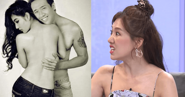 Hari Won tung ảnh Trấn Thành và Diễm My 9X ôm nhau ở tư thế không mặc áo