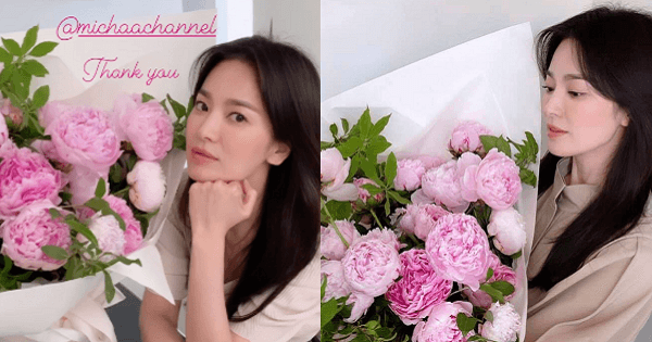 Đăng ảnh chụp bên hoa, nhan sắc tuổi 40 của Song Hye Kyo khiến báo Hàn phải thốt lên điều này