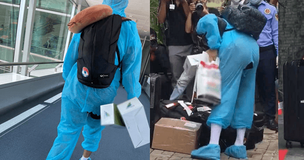 Dân tình cười ngất khi đồ bảo hộ của hai "cây sào" Tấn Trường, Văn Hậu rách tơi tả