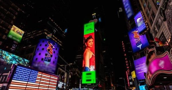 Sau Bích Phương, đến Hoàng Thùy Linh xuất hiện hình ảnh tại Quảng trường Thời đại ở New York