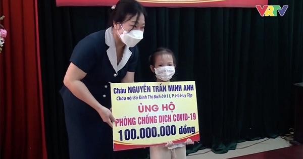 Bé gái 5 tuổi dùng hết tiền tiết kiệm trong 2 năm để ủng hộ quỹ phòng chống dịch