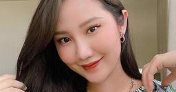 Primmy Trương khoe nhan sắc rực rỡ nhưng sao tường nhà méo hết thế này