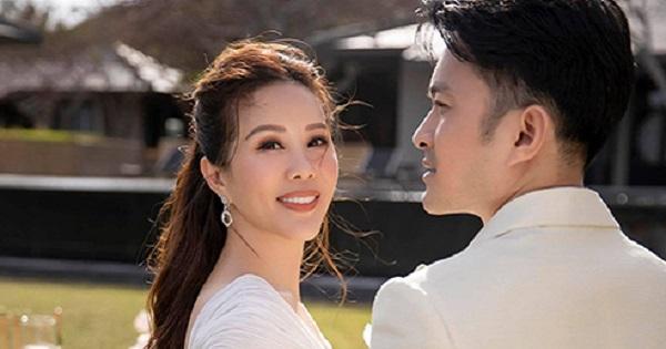 Hoa hậu Thu Hoài lấy chồng thứ 4 kém 10 tuổi ở tuổi 45