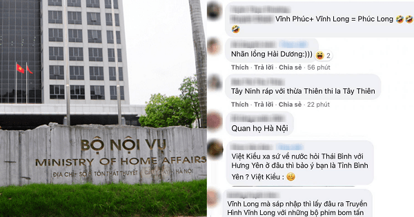 21 tỉnh thành sáp nhập, dân tình nô nức đặt tên mới