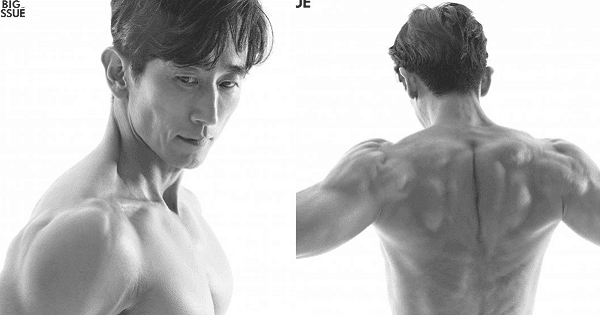 Nam tài tử Cha In Pyo khoe body vạm vỡ ở tuổi 53