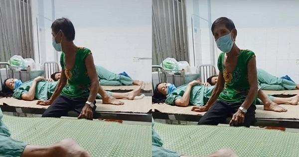 Chăm vợ trong viện không thể ra ngoài, chồng mặc luôn áo hoa của vợ