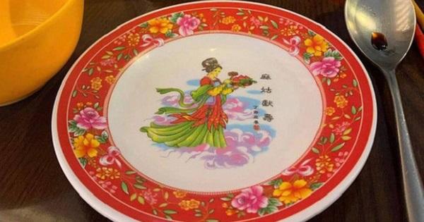 Tiên nữ bê đĩa đào xuất hiện trên chiếc đĩa sứ cô tiên mà nhà nào cũng có là ai?