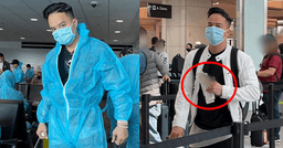 Lý do Cao Thái Sơn giơ "ngón tay thối" ở sân bay khi fan xin chụp hình