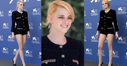 Kristen Stewart "Chạng vạng" khoe chân dài miên man tại LHP Venice