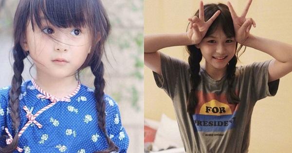 Nhan sắc của “Búp bê Trung Quốc” Lưu Sở Điềm ở tuổi 12