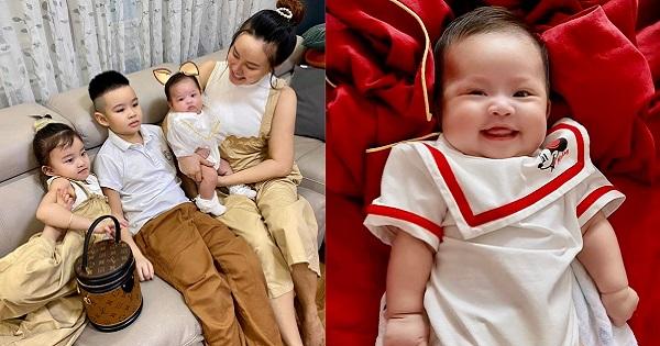 Vy Oanh lần đầu khoe rõ mặt con gái út, xinh xắn y như mẹ