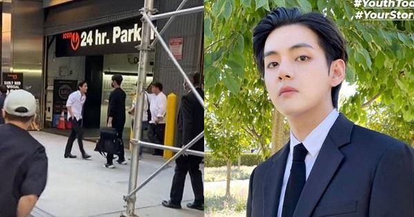 Nam thần V(BTS) bị bắt gặp không mang khẩu trang giữa mùa dịch tại Mỹ