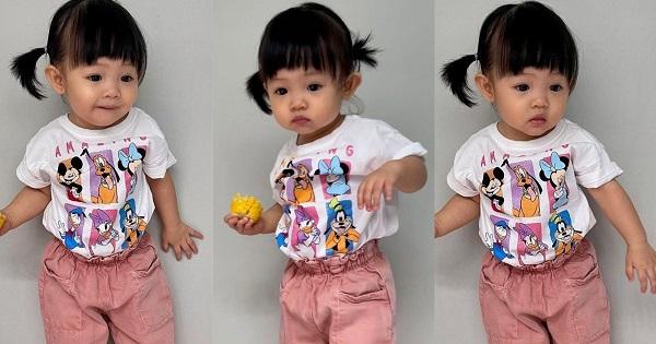 Con gái Cường Đô La cầm bắp ngô ăn cũng hot trên MXH